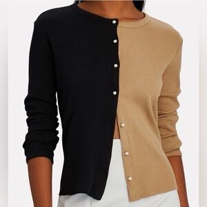 DONNI. Thermo Duo Cardigan Black and Tan